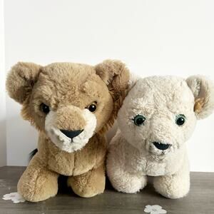 Build-A-Bear Workshop The Lion King Remake Simba and Nala Realistic Plush Set